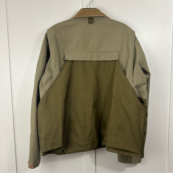 Game Winner Sportswear mens jacket tan quilted, pockets #1481 size L - Picture 4 of 8